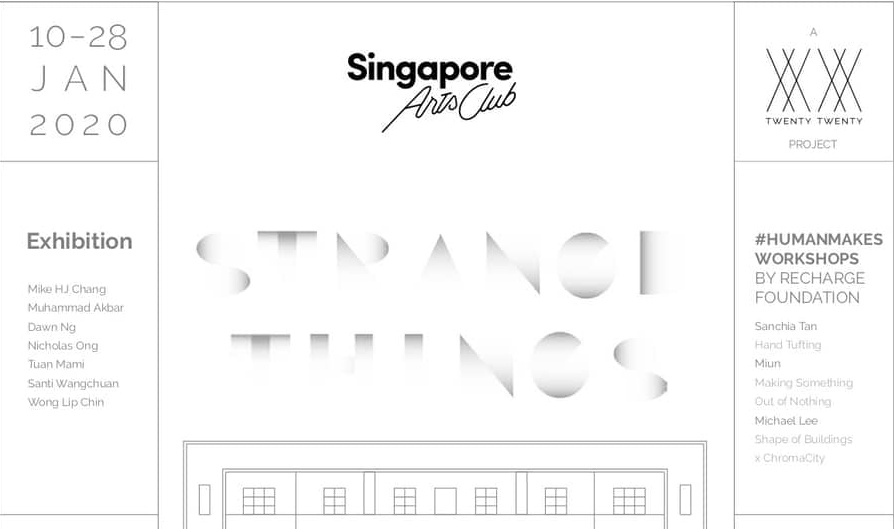 Tuan Mami at "Strange Things", Singapore Art Week 2020